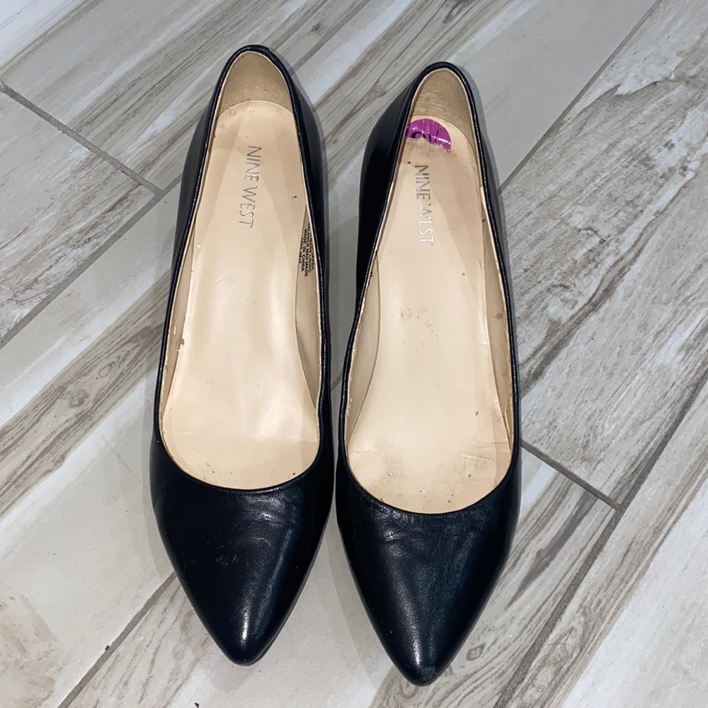 Nine West black heel